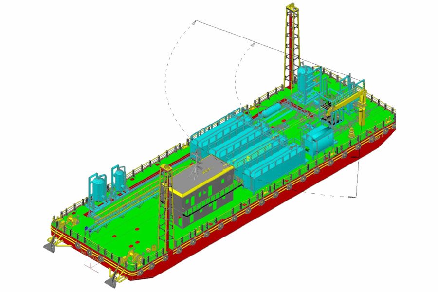 Well Test Barge 190 ft